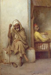 Alžírští muži odpočívají, 1882