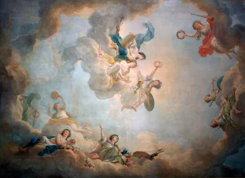 Herna Strop Marie Antoinetty, Chateau de Fontainebleau, c1763-1811.