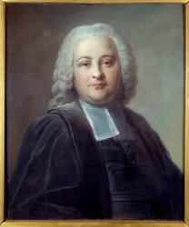 Portrét Chretiena Guillauma de Lamoignon de Malesherbes (1721-1794) královského právníka podle úmluvy. Pastel od Jean Valade (1709-1787)