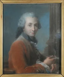 Portrét architekta Jacquese Gondouina de Folleville 1737-1818, c. 1780.