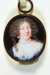 Dáma jménem Madame de Montespan (smalt)
