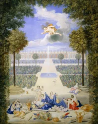 Francie, Versailles, parter Grand Trianon, Jean Cotelle