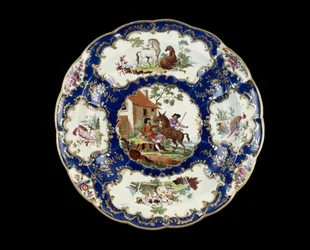 Kruhová miska, 1768-1770 (steatitický porcelán)