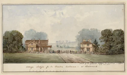 Design pro domky v Edensor v Chatsworth Park