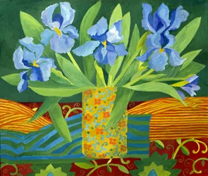 Iris, 2014 (akryl na plátně)