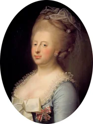 Portrét Karoliny Matyldy Velkobritánské 1751-1775, dánské královny, 1771