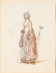 Studie til det Rybergske familiebillede; Fru Rybergs figur og højre hånd med en parasol   1301574   cs       czech Successfully Translated  Original: De briefleester Translat: De briefleester 1355099 cs czech Successfully Translated Original: Five Prints o