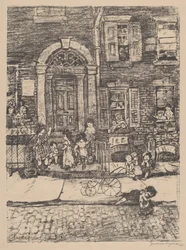Pouliční scéna (New York)