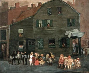 The Old House, cca 1910 (olej na plátně)