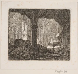 Interiér ze stejné ruiny 1806