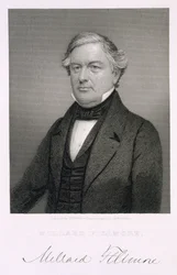 Millard Fillmore, vyryl Thomas B. Welch (1814-74) podle daguerrotypie