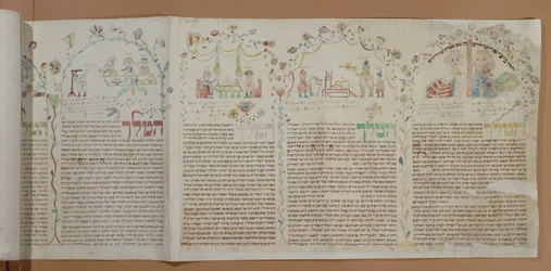 Book of Esther, cca 1793 (inkoust & wc na papíře)