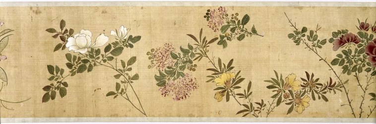 Sto květin, začátek 17. století (malované hedvábí) (detail: viz také 207347-58)