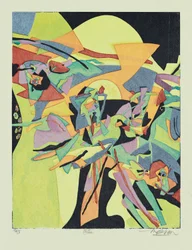 Clytie, 2013 (puupiirros)