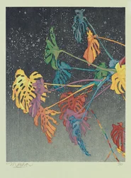 Diptych A, 2011 (dřevořez)