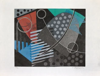 Kjóto, 2017 (dřevořez)