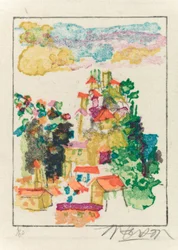 Petit Tourrette, 2009 (dřevořez)