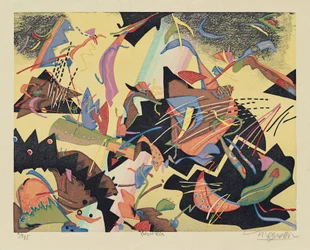 Pulcinella, 2000 (dřevořez)