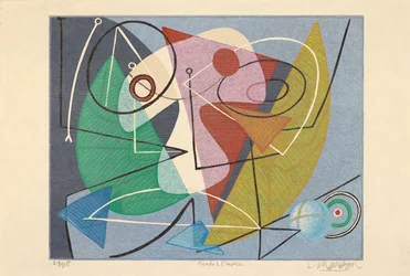 Svět vzhůru nohama, 2018 (dřevořez)