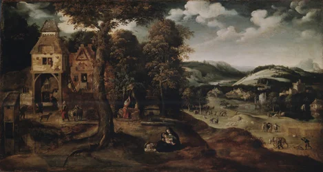 Krajina s útěkem do Egypta, cca 1524