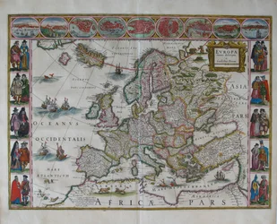 Mapa Evropy od: Atlas Maior