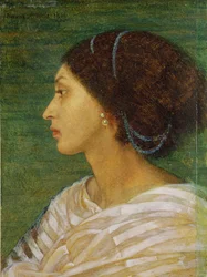 Hlava ženy smíšeného původu, 1861