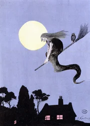 Čarodějnice, věříme-li legendám, byly první, kdo praktikoval letectví (čarodějnice na koštěti) – v „“The Adventures of Aviation““ od Xandara