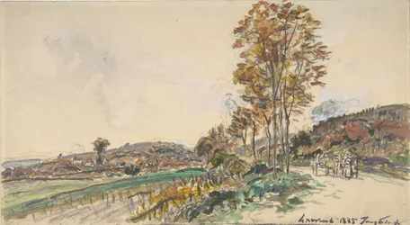 Silnice poblíž La Côte-Saint-André, 1885.