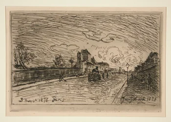 Výstup z Cochin House (Faubourg Saint-Jacques)