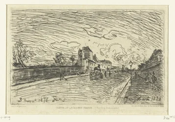 Výjezd z nemocnice Cochin (Faubourg Saint-Jacques, Paříž) Sortie de la Maison Cochin (Faubourg Saint-Jacques) (název na objektu)