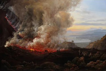 Erupce Vesuvu, 1824.