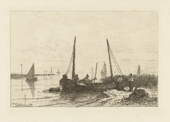 Pohled na Zuiderzee poblíž Spakenburg