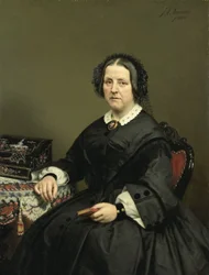 Wilhelmina Margaretha van den Bosch (1807-74). Manželka Gerarda Johana Lost van Themaat