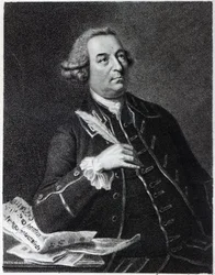 Portrét Johna Christophera Smithe (1712-95), hudebníka a amanuensis z Händel