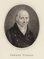 Portrét skladatele Johanna Baptisty Wanhala 1739-1813, 1815.