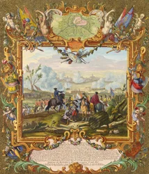 Dobytí pevnosti Audenarde spojeneckými vojsky v roce 1708, počátek 18. stol.