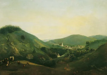 Krajina poblíž Kalksburgu