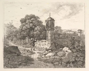 Selský pozdrav sochu Marie, 1817.