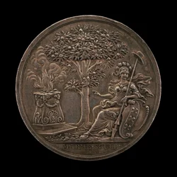 Minerva povzbuzující stát [reverzní], 1747.