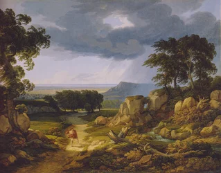 Německy: Sturmlandschaft (Píseň o bouři poutníků).