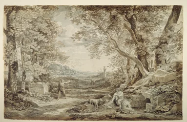 Krajina s antickými památkami („Vynález korintské hlavice“)