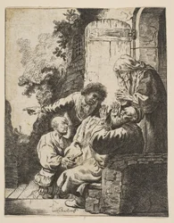 Josephův kabát přinesený Jacobovi, ca. 1633.