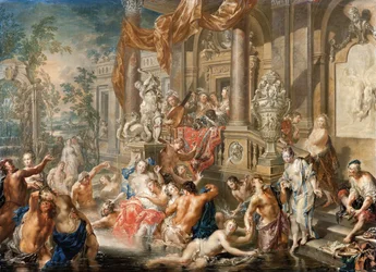 Fontána před palácem, 1731-1734.