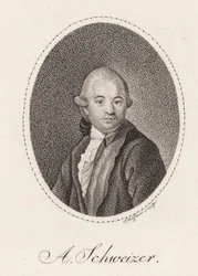 Portrét skladatele Antona Schweitzera 1735-1787, 1785.