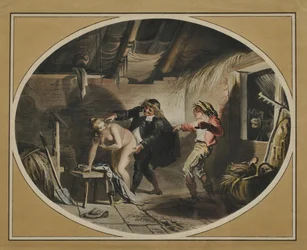 La Jument du compère Pierre podle básně Jean de La Fontaine, 1800