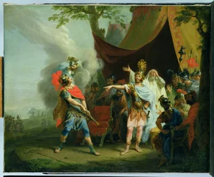 Achilleus se hádá s Agamemnonem, 1776