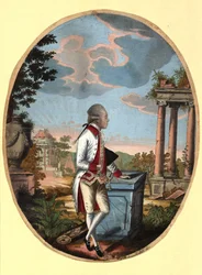 Ruský velkovévoda Pavel 1754-1801, později car Pavel I., 1782.
