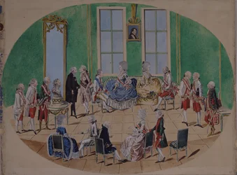 Velkovévoda Pavel Petrovič a velkovévodkyně Maria Fjodorovna ve Vídni v roce 1782, 1782