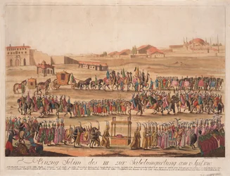 Vstup sultána Selima III. do Girding the Sabre dne 13. dubna 1789, 1789