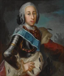 Clement Francois De Paule, kníže z BAVIERE - Klement František Bavorský (1722-1770) - Johann Jonas Michael (asi 1715-1791). olej na plátně